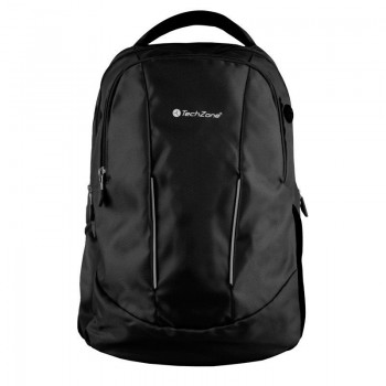 Techzone Mochila de Poliéster TZ17LBP02 para Laptop 15.6'', Negro - Envío Gratis