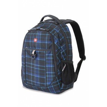 Wenger/SWissgear Mochila de Poliéster para Laptop, Negro/Azul - Envío Gratis