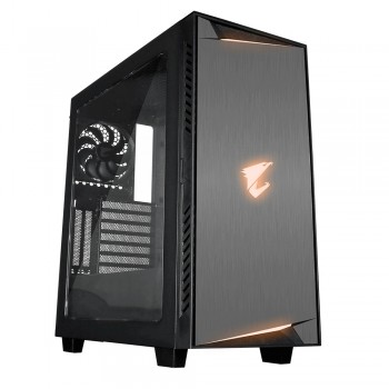 Gabinete AORUS AC300W LITE con Ventana RGB, Midi-Tower, ATX/Micro-ATX/Mini-ITX, USB 3.0, sin Fuente, Negro - Envío Gratis