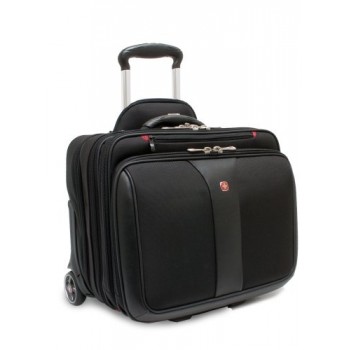 Wenger/SwissGear Maletín Rodante de Poliamida Patriot para Laptop 17", Negro - Envío Gratis