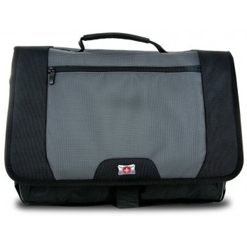 Wenger/SwissGear Maletín Pillar para Laptop 15.6'', Negro/Gris - Envío Gratis