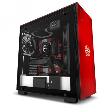 Gabinete NZXT H700 Nuka-Cola con Ventana, Midi-Tower, ATX/EATX/Micro-ATX/Mini-ITX, USB 3.0, sin Fuente, Rojo - Envío Gratis