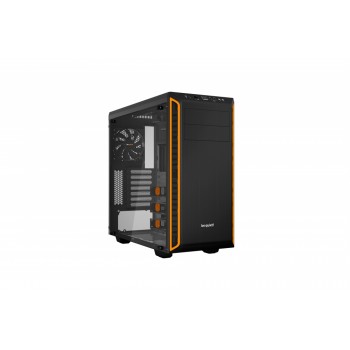 Gabinete be quiet! Pure Base 600 con Ventana, Midi-Tower, ATX/Micro-ATX/Mini-ITX, USB 3.0, sin Fuente, Negro/Naranja - Envío Gra