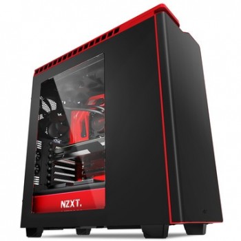 Gabinete NZXT H440 con Ventana, Midi-Tower, ATX/micro-ATX/mini-iTX, USB 2.0/3.0, sin Fuente, Negro/Rojo - Envío Gratis