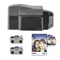 HID DT1250e, Kit de Impresora de Credenciales, 300 x 300DPI, USB 2.0, Negro/Gris - Envío Gratis