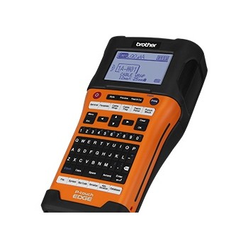 Brother Rotulador P-touch EDGE PT-E500, Transferencia Térmica, 180 x 180 DPI, Negro/Naranja - Envío Gratis