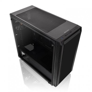 Gabinete Thermaltake Versa J23 con Ventana RGB, Midi-Tower, ATX/Micro-ATX/Mini-ITX, USB 3.0/2.0, sin Fuente, Negro - Envío Grati