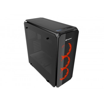 Gabinete Cougar Puritas con Ventana LED Rojo, Midi-Tower, ATX/Micro-ATX/Mini-ITX, USB 3.0/2.0, sin Fuente, Negro - Envío Gratis