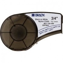 Cinta Brady M21 B499 Negro en Blanco, 0.75'' x 16', para BMP21 - Envío Gratis