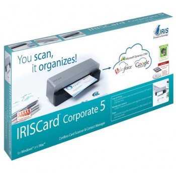 Scanner I.R.I.S. IRISCard Corporate 5, 300 x 300DPI, Escáner Color, USB 2.0, Negro/Gris - Envío Gratis