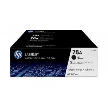 Tóner HP 78A Paquete Doble Negro, 2 x 2100 Páginas - Envío Gratis