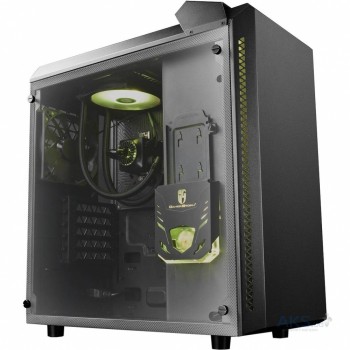 Gabinete DeepCool Baronkase Liquid con Ventana RGB, Tower, ATX/Micro-ATX/Mini-ATX/Mini-ITX, USB 3.0, sin Fuente, Negro - Envío G