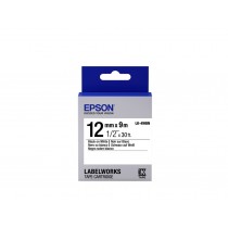 Cinta Epson LK-4WBN Negro sobre Blanco, 12mm x 9m - Envío Gratis