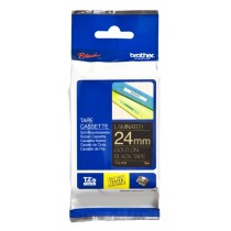 Cinta Brother TZE354 Oro sobre Negro, 24mm x 8m - Envío Gratis