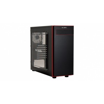 Gabinete In Win 703 con Ventana, Midi-Tower, ATX/Micro-ATX, USB 3.0/2.0, sin Fuente, Negro/Rojo - Envío Gratis