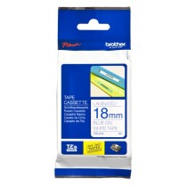 Cinta Brother TZE243 Azul en Blanco, 18mm x 8m - Envío Gratis