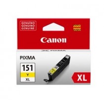 Tanque de Tinta Canon CLI-151 Y XL Amarillo 11ml, 700 Páginas - Envío Gratis