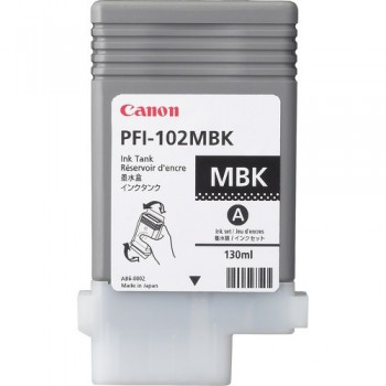 Tanque de Tinta Canon PFI-102 Negro Mate 130ml - Envío Gratis