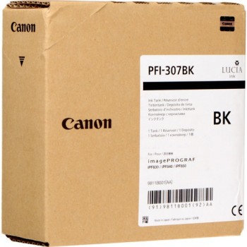 Tanque de Tinta Canon PFI-307 BK Negro 330ml - Envío Gratis