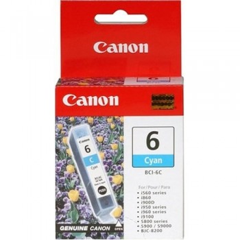 Tanque de Tinta Canon BCI-6C Cyan, 360 Páginas - Envío Gratis