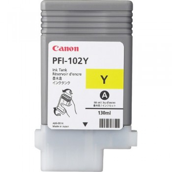 Tanque de Tinta Canon PFI-102Y Amarillo 130ml - Envío Gratis