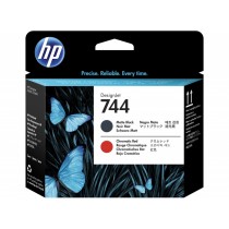 Cabezal HP 744 Negro Mate/Rojo Cromático - Envío Gratis