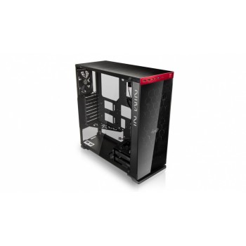 Gabinete In Win 805C RED con Ventana, Midi-Tower, ATX/Micro-ATX/Mini-ATX, USB 2.0/3.0, sin Fuente, Negro/Rojo - Envío Gratis