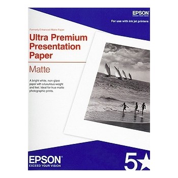 Epson Papel de Presentación Mate Ultra Premium , 13'' x 19'', 100 Hojas - Envío Gratis