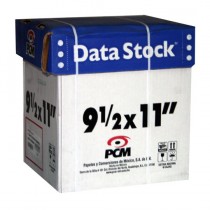PCM Papel Stock 3 Tantos, 1000 Hojas de 9.5'' x 11'', Blanco - Envío Gratis