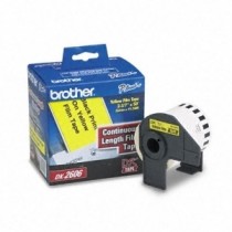 Brother DK2606 Rollo de Etiqueta Amarillo de 2 3/7'' x 50' - Envío Gratis