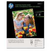 HP Papel Fotográfico Semi-Satinado, 50 Hojas, 8.5'' x 11' - Envío Gratis