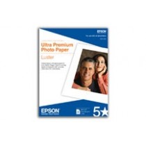 Epson Papel Fotográfico Ultra Premium Luster 240g/m², 17'' x 22'', 25 Hojas - Envío Gratis