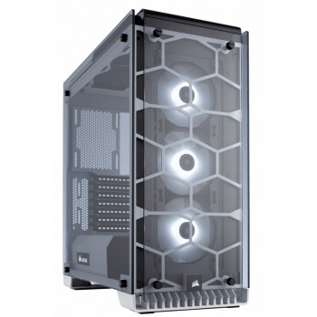 Gabinete Corsair 570X con Ventana, Midi-Tower, ATX/Micro-ATX/Mini-ITX, USB 3.0, sin Fuente, Blanco - Envío Gratis