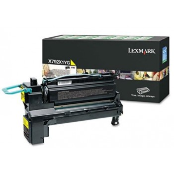 Tóner Lexmark Programa Retorno X792X1YG Amarillo, 20.000 Páginas - Envío Gratis