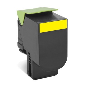 Tóner Lexmark 70C80Y0 Amarillo, 1000 Páginas - Envío Gratis