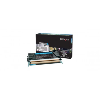 Tóner Lexmark Programa Retorno X748H1CG Cyan, 10.000 Páginas - Envío Gratis