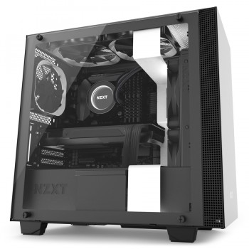 Gabinete NZXT H400i con Ventana, Tower, Micro-ATX/Mini-ITX, USB 3.0, sin Fuente, Negro/Blanco - Envío Gratis