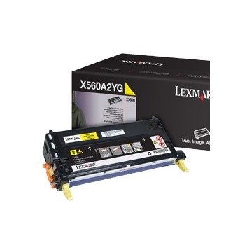 Tóner Lexmark X560A2YG Amarillo, 4000 Páginas - Envío Gratis