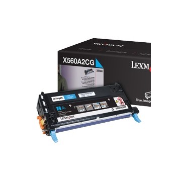 Tóner Lexmark X560A2CG Cyan, 4000 Páginas - Envío Gratis