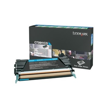 Tóner Lexmark C736H1CG Cyan, 10.000 Páginas - Envío Gratis