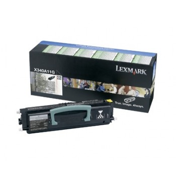 Tóner Lexmark Programa Retorno X340A11G Negro, 2500 Páginas - Envío Gratis