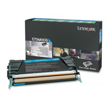 Tóner Lexmark Programa Retorno C734A1CG Cyan, 6000 Páginas - Envío Gratis