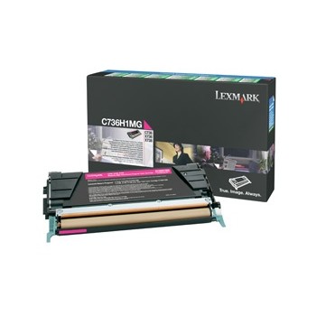 Tóner Lexmark Programa Retorno C736H1MG Magenta, 10.000 Páginas - Envío Gratis