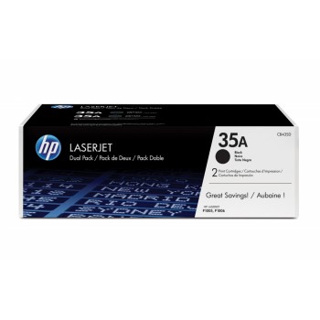 Tóner HP 35A Paquete Doble Negro, 2 x 1500 Páginas - Envío Gratis