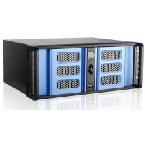 Gabinete iStarUSA D-400S3SE, 4U, ATX/Micro-ATX, USB 2.0, sin Fuente, Negro/Azul - Envío Gratis