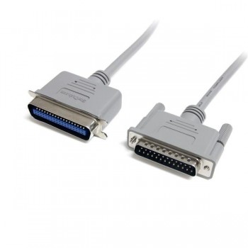 StarTech.com Cable DB25 a Centronics para Impresora en Paralelo, 1.8 Metros, Gris - Envío Gratis