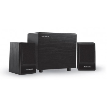 Acteck Bocina con Subwoofer AXF-290, Bluetooth, Inalámbrico, 2.1, 18W RMS, 180W PMPO, USB, Negro - Envío Gratis