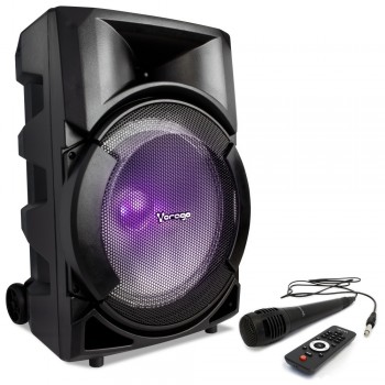 Vorago Bafle KSP-401, Bluetooth, Inalámbrico, 50W RMS, USB 2.0, Negro - Envío Gratis