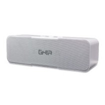 Ghia Bocina Portátil BX200, Bluetooth, Inalámbrico, 16W RMS, USB, Blanco - Envío Gratis