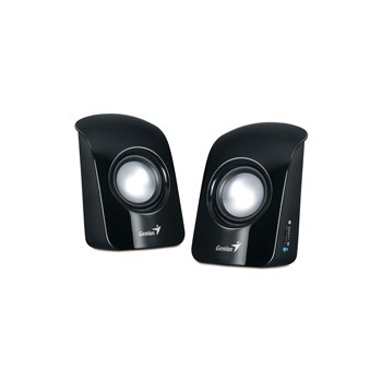 Genius Bocinas Estéreo USB SP-U115, Alámbrico, 2.0, 1.5W RMS, Negro - Envío Gratis